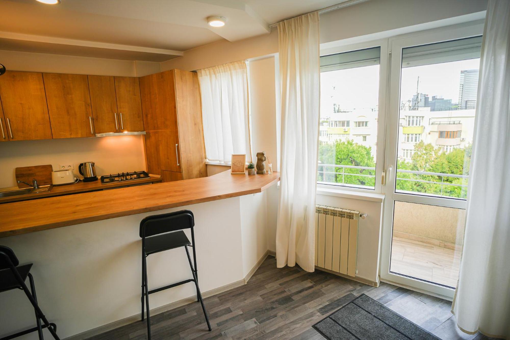 Penthouse With Huge Rooftop Terrace & City View Bucarest Exterior foto