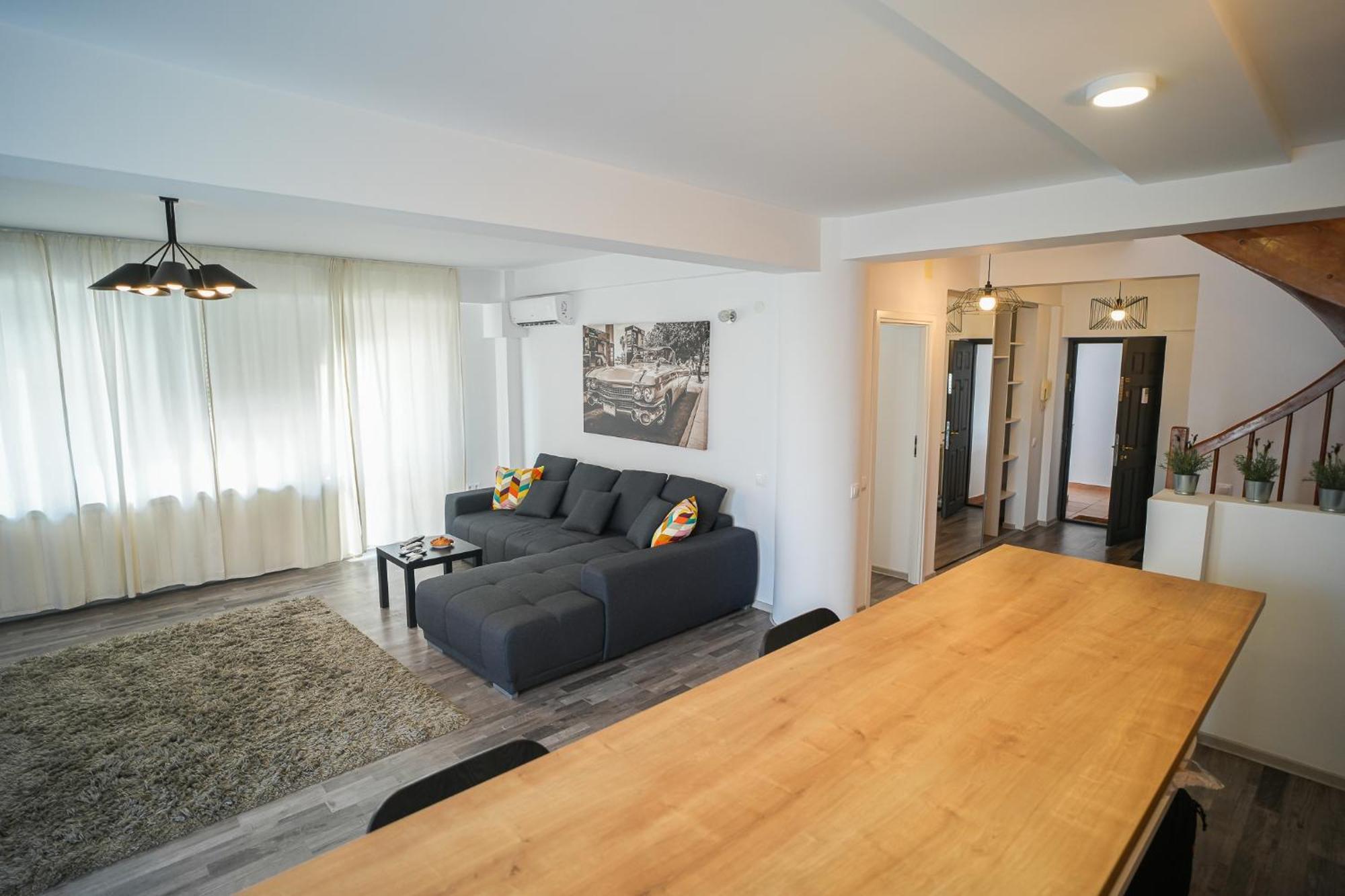 Penthouse With Huge Rooftop Terrace & City View Bucarest Exterior foto